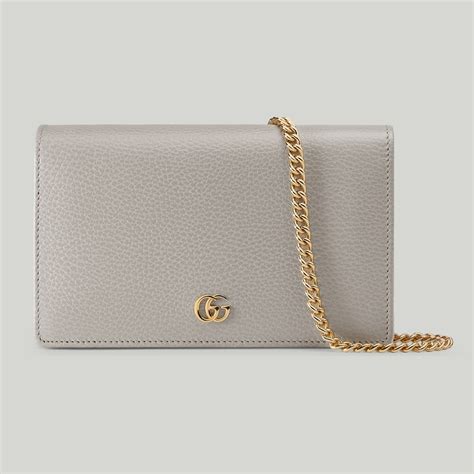 Gucci Mini borsa GG Marmont bicolore con catena